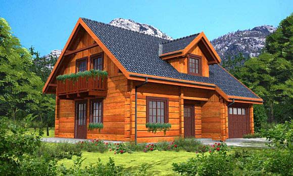 projekty domów drewnianych